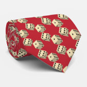 Cravate Dice Games pattern (Roulé)