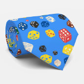 Cravate Die Dice Die Board Jeu Casino Motif de jeu (Roulé)