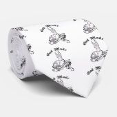 Cravate Dieu a fait le métal lourd (Roulé)