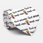 Cravate Dieu répond au cadeau de chrétien de (Roulé)