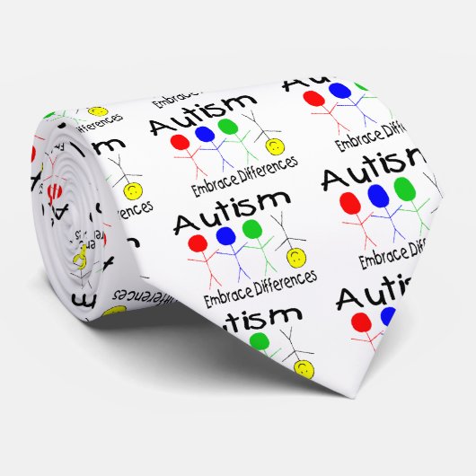 Cravate Différences d'étreinte (les gens) (Roulé)