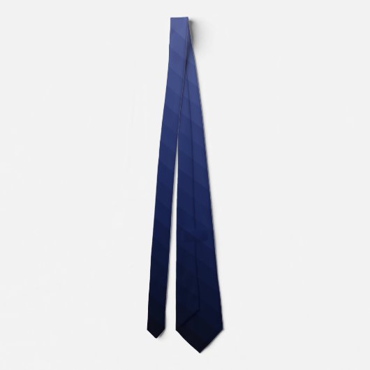 Cravate Différentes nuances bleues (Dos)