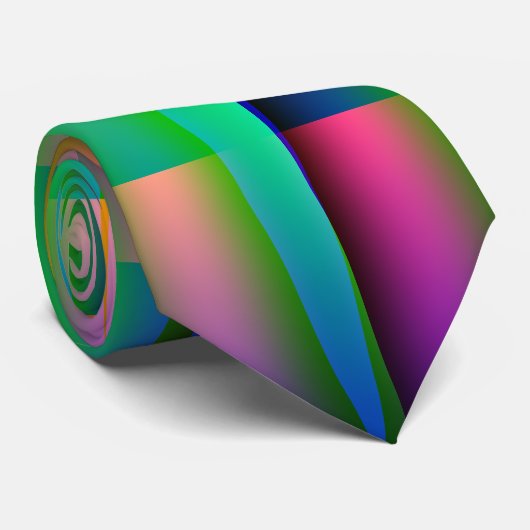 Cravate : Dilemme cubiste (Roulé)