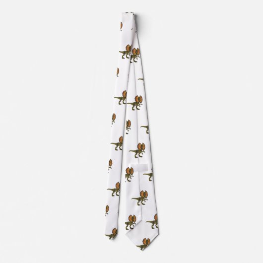 Cravate Dilophosaurus dessin animé (Dos)