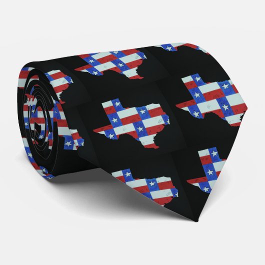 Cravate d'image du Texas (Roulé)