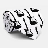 Cravate d'impression de guitare électrique pour gu (Roulé)