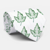 Cravate d'impression de la nature feuille (Roulé)