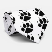 Cravate d'impression d'ours noir (Roulé)