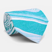 Cravate d'impression en pierre de marbre bleu Abst (Roulé)