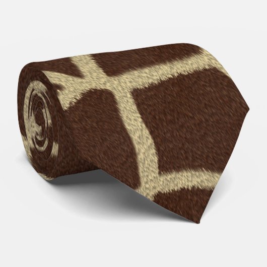 cravate d'impression girafe (Roulé)