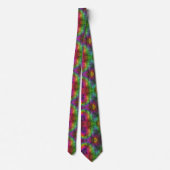 Cravate d'impression Neon Rainbow (Dos)