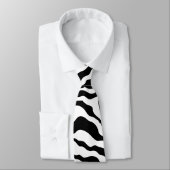 Cravate d'impression Retro Zebra (Attaché)