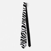 Cravate d'impression Retro Zebra (Devant)