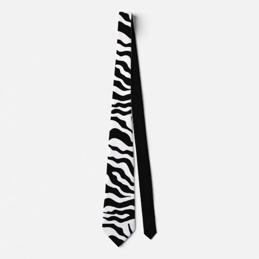 Cravate d'impression Retro Zebra (Devant)