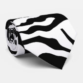 Cravate d'impression Retro Zebra (Roulé)