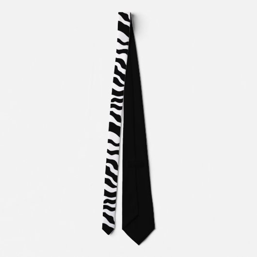 Cravate d'impression Retro Zebra (Dos)