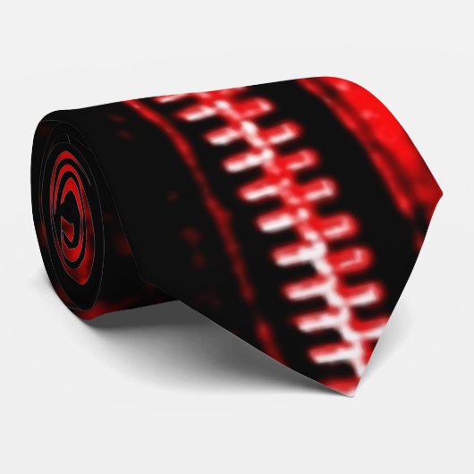 Cravate d'impression rouge Zips (Roulé)