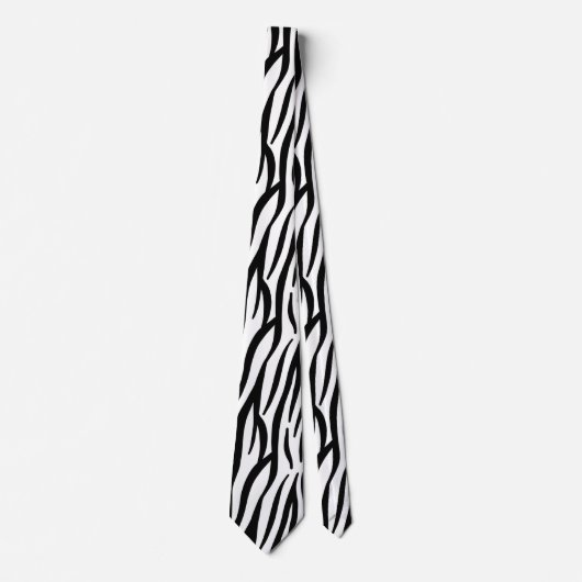 cravate d'impression zebra (Devant)