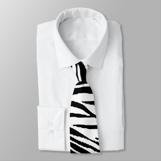 Cravate d'impression Zebra (Attaché)