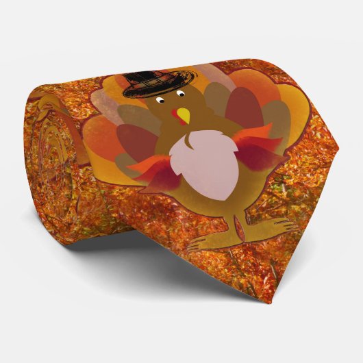 Cravate dinde d'action de grâces (Roulé)