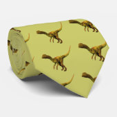 Cravate Dino Dinsaurier Dinosaure Dilophosaurus (Roulé)