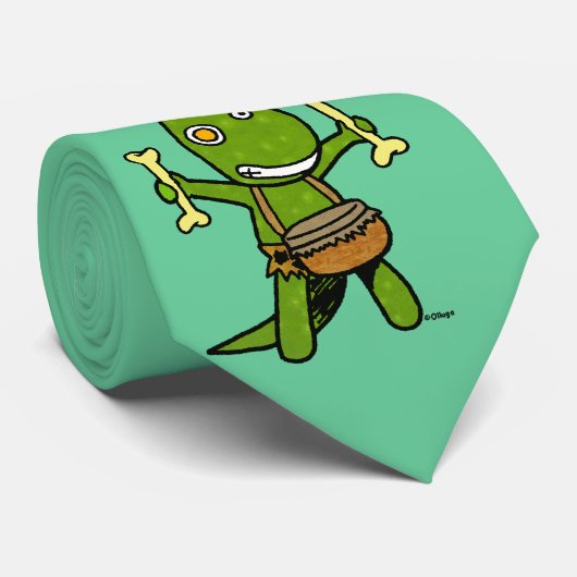 Cravate Dino fou (Roulé)