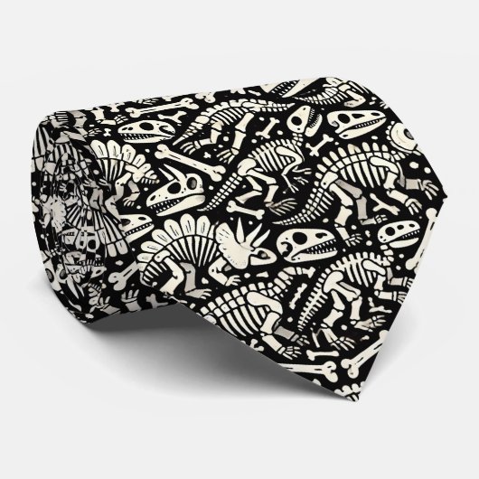 Cravate Dinosaur Bone Adventure (Roulé)
