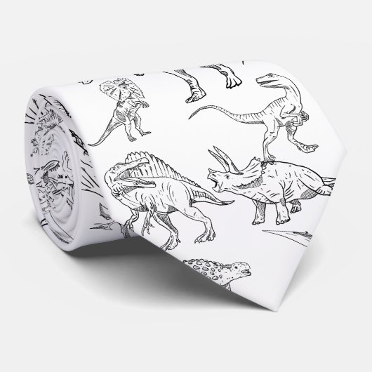 Cravate dinosaure (Roulé)