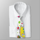 Cravate Dinosaure coloré Motif sans joint, Dinosaur Seaml (Attaché)