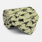 Cravate Dinosaures dinosaures (Roulé)