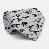 Cravate Dinosaures dinosaures (Roulé)