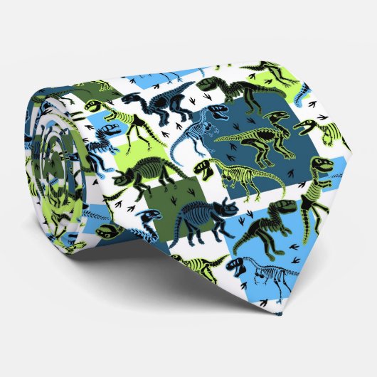 Cravate Dinosaurs (Roulé)