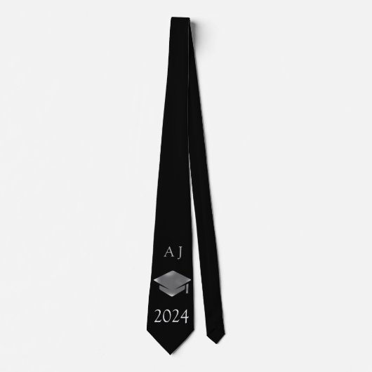 Cravate Diplôme 2024 - monogrammed (Devant)