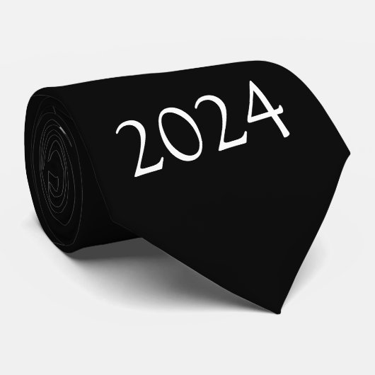 Cravate Diplôme 2024 - monogrammed (Roulé)