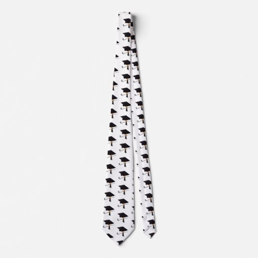 Cravate Diplôme de Casquette et de Diplôme (Devant)