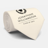 Cravate Diplôme d'études scolaires et collégiales personna (Roulé)