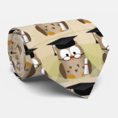 Cravate Diplômé sage mignon de hibou (Roulé)