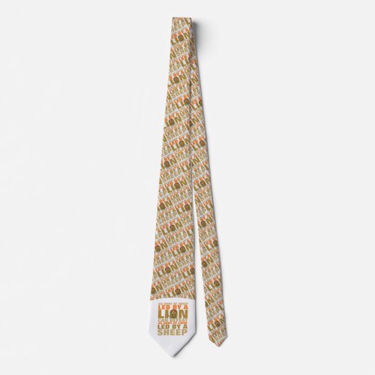 Cravate Dirigé Par Un Lion (Devant)
