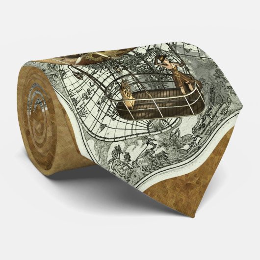 Cravate dirigeable de visite d'air (Roulé)