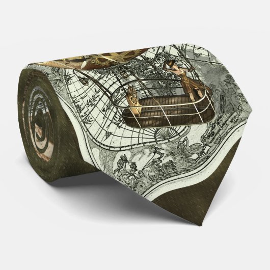 Cravate dirigeable de visite d'air de Steampunk (Roulé)