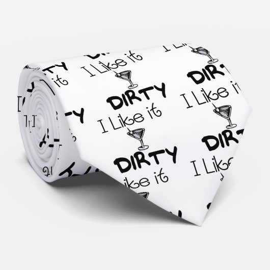 Cravate Dirty Martini (Roulé)