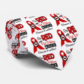 Cravate Disparaissent le rouge pour la semaine rouge de (Roulé)