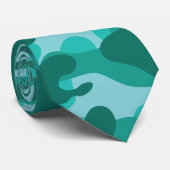 Cravate Dispositif de camouflage bleu persian (Roulé)