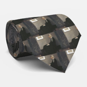 Cravate Disposition dans gris et noir - la mère de