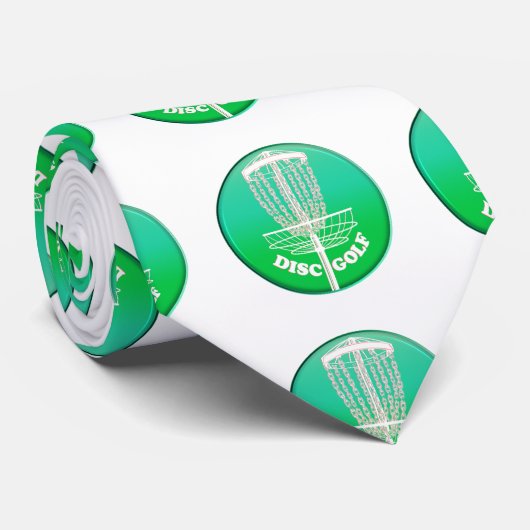 Cravate Disque Golf Frisbee Cage (Roulé)