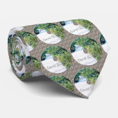 Cravate Disque Terre mère (Roulé)