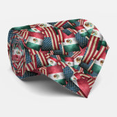 Cravate Distants mexicains/américains - États-Unis et Mexi (Roulé)