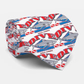 Cravate Dive Hawaii, (Roulé)