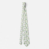 Cravate Divers cactus verts motif (Dos)