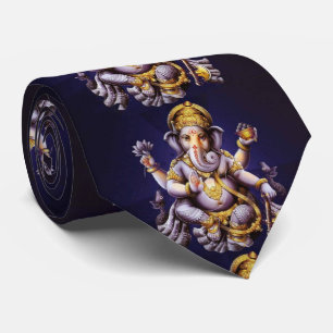 Cravate Divinité indoue d'éléphant asiatique de Ganesh
